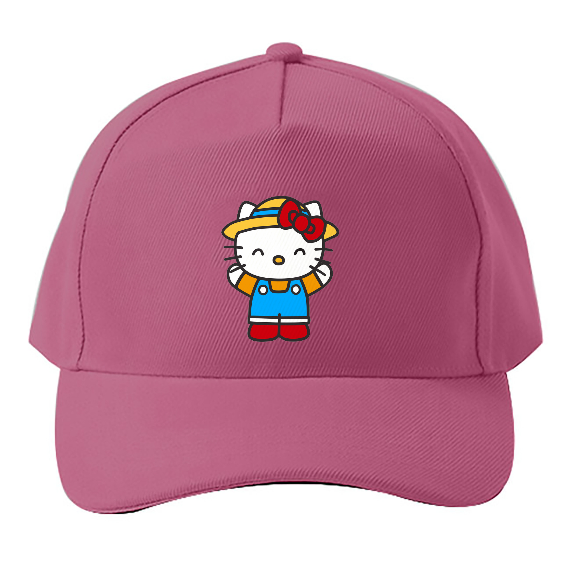 （画像用） Hello Kitty ハローキティ ベースボールキャップ 綿100％ 男女兼用 帽子 スポーツ